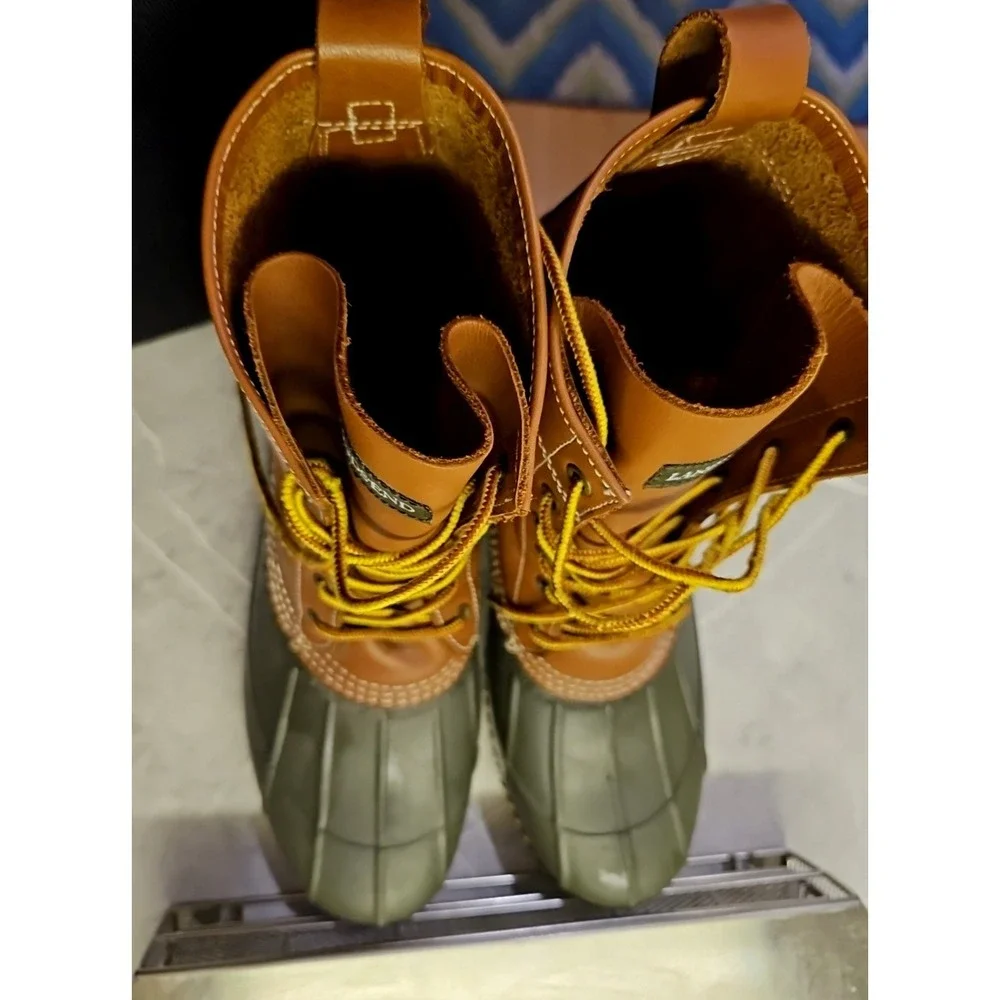 Lands End SnowFlurry Winter Duck Boots, Mens SZ 11D, UK 10, EU 44.5 Style V2442